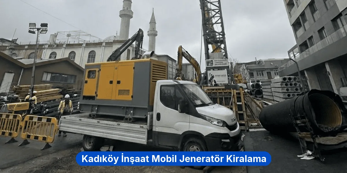 Kadıköy İnşaat Mobil Jeneratör Kiralama